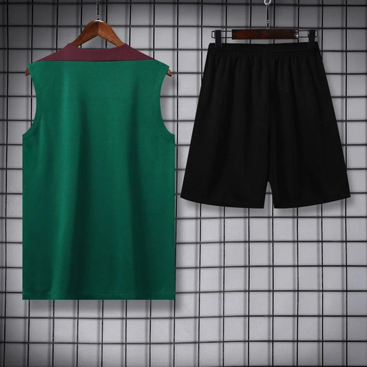 ENSEMBLE DÉBARDEUR PSG VERT 24/25
