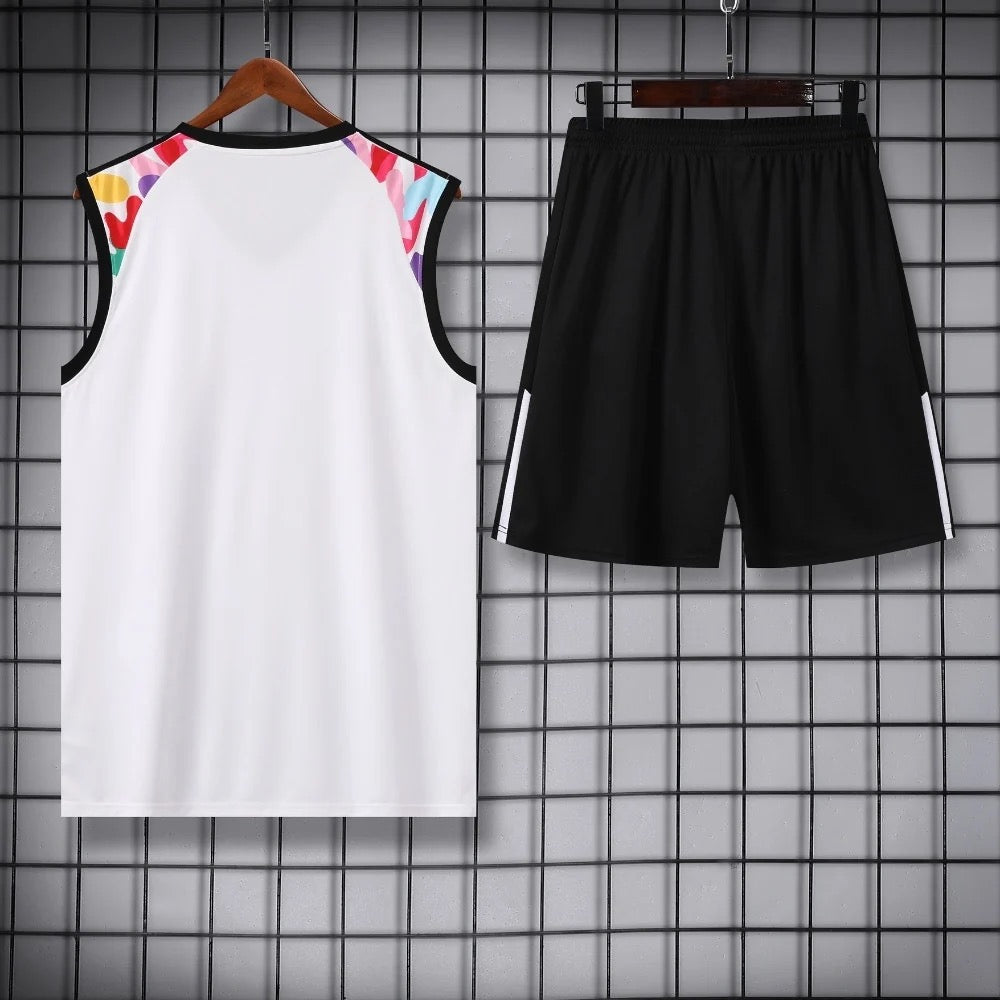 ENSEMBLE DÉBARDEUR MANCHESTER UNITED BLANC 24/25