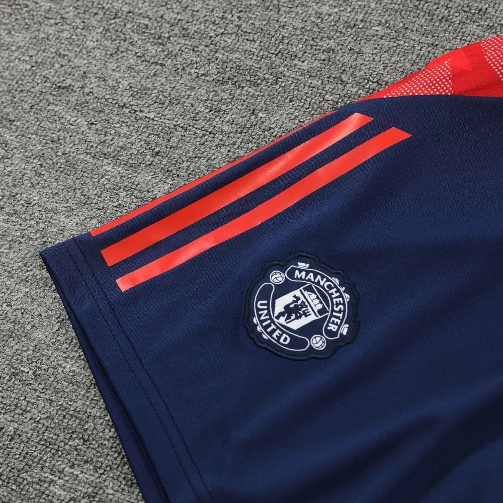 ENSEMBLE DÉBARDEUR MANCHESTER UNITED BLEU 24/25