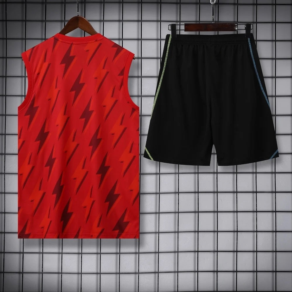 ENSEMBLE DÉBARDEUR ARSENAL ROUGE 23-24