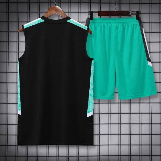 ENSEMBLE DÉBARDEUR REAL MADRID NOIR & BLEU 22/23