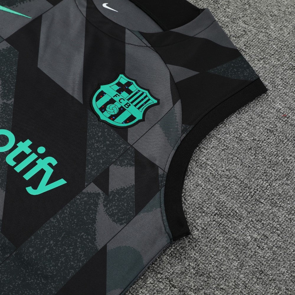 ENSEMBLE DÉBARDEUR FC BARCELONE CONCEPT NOIR 23/24