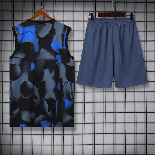 ENSEMBLE DÉBARDEUR INTER MILAN NOIR & BLEU 24/25