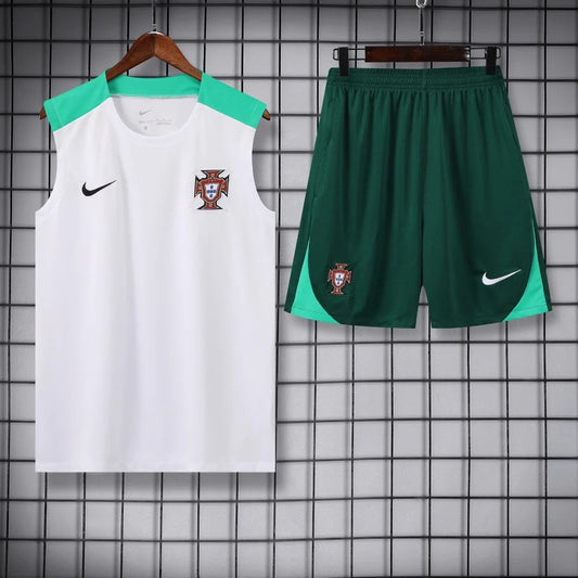 ENSEMBLE DÉBARDEUR PORTUGAL BLANC 24/25