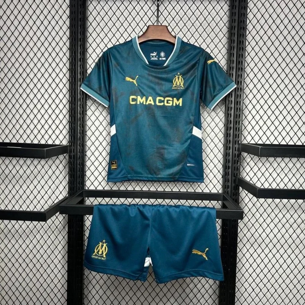 KIT ENFANT OLYMPIQUE DE MARSEILLE EXTÉRIEUR 24/25