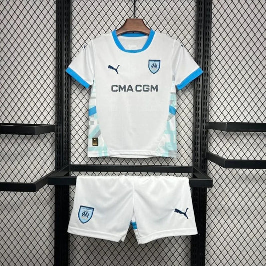 KIT ENFANT OLYMPIQUE DE MARSEILLE DOMICILE 24/25