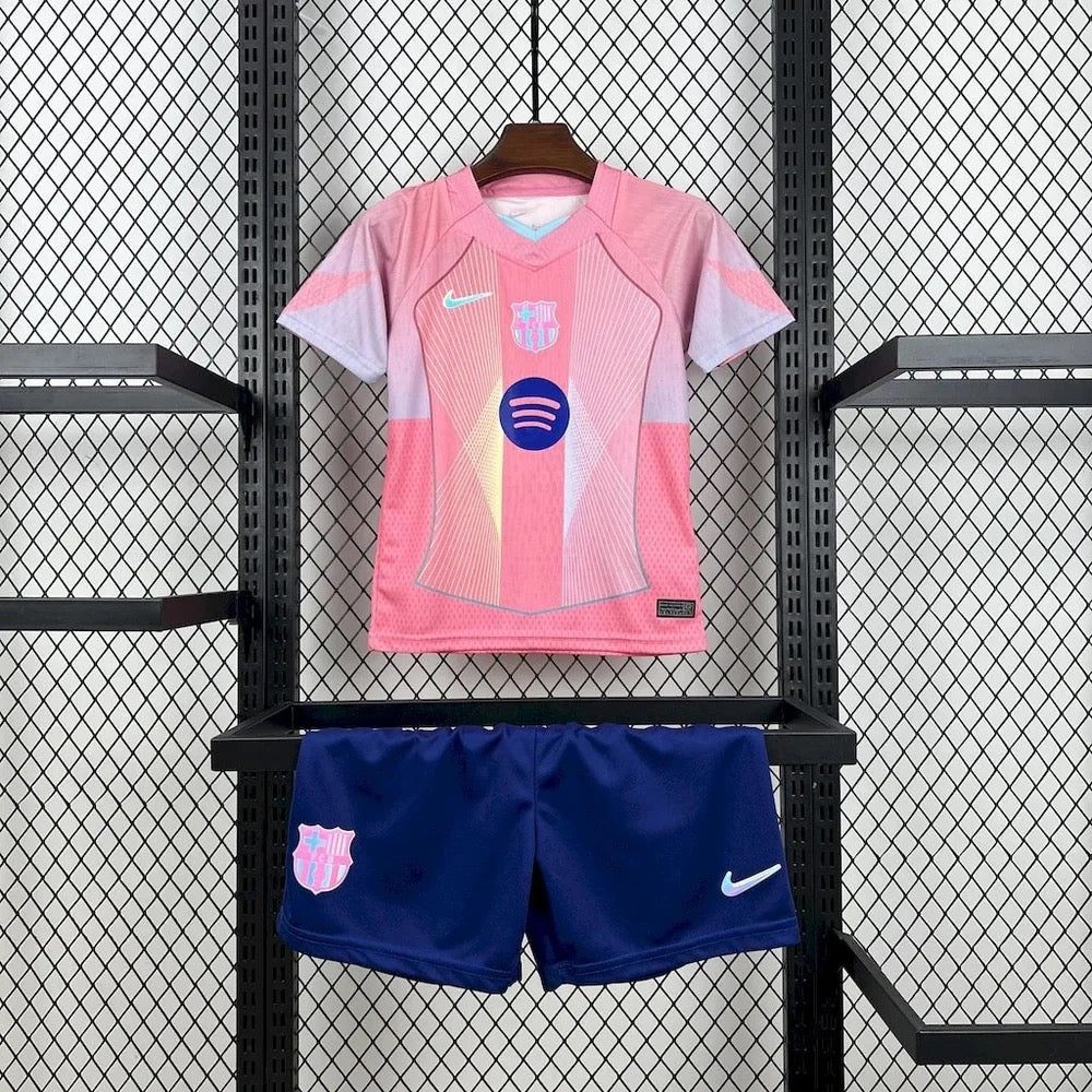 KIT ENFANT FC BARCELONE CONCEPT ROSE 25/26