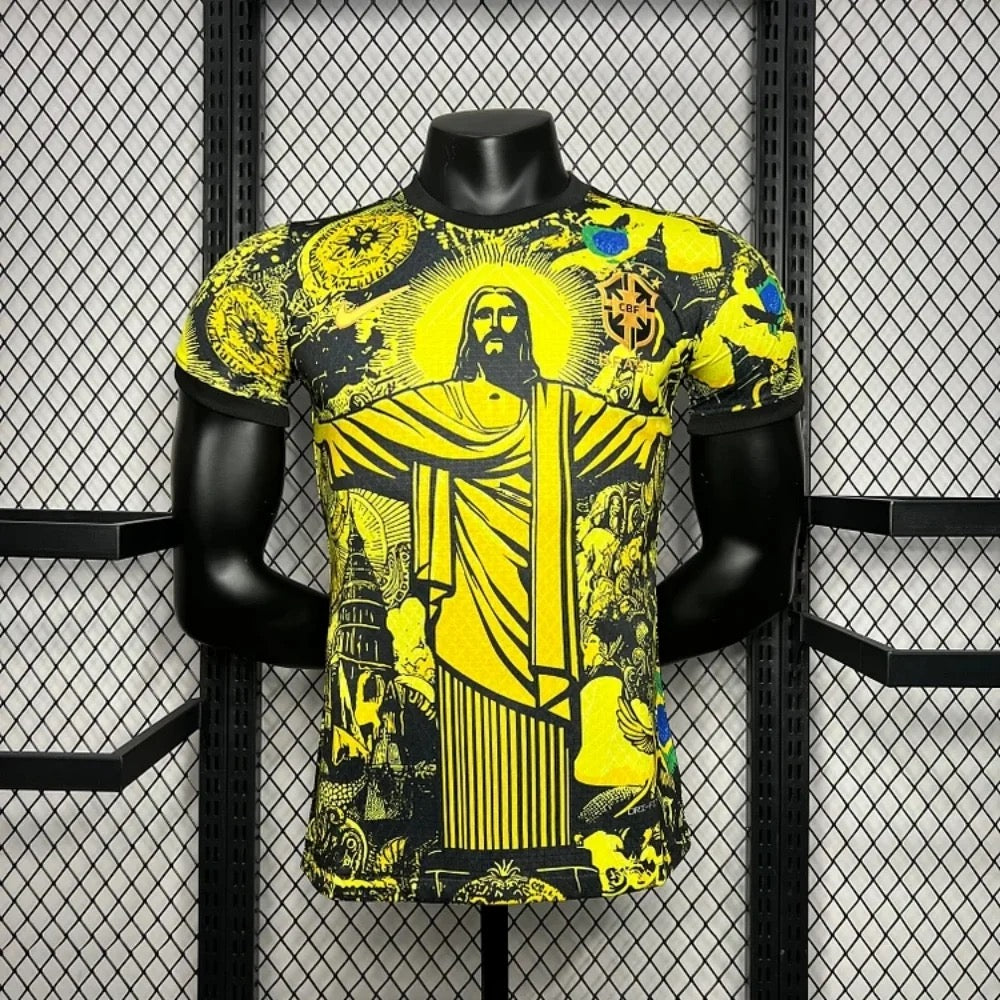 BRÉSIL CONCEPT NOIR/JAUNE STATUE RIO 2024