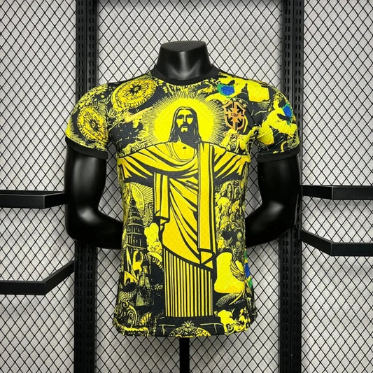 BRÉSIL CONCEPT NOIR/JAUNE STATUE RIO 2024