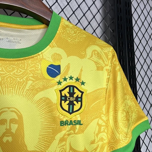 BRÉSIL CONCEPT JAUNE STATUE RIO 2024