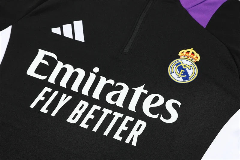 SURVET REAL MADRID NOIR & MAUVE 24/25