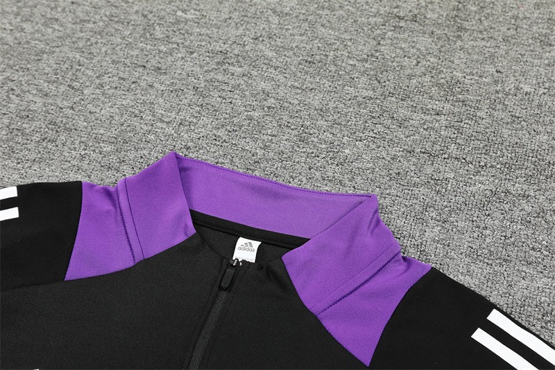 SURVET REAL MADRID NOIR & MAUVE 24/25