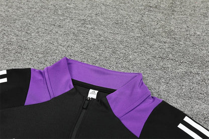 SURVET REAL MADRID NOIR & MAUVE 24/25