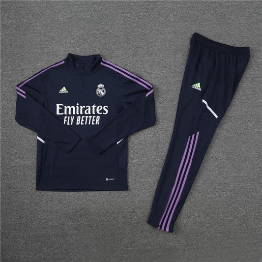 SURVET REAL MADRID NOIR & MAUVE 23/24