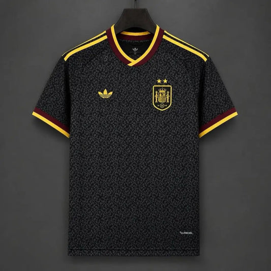 ESPAGNE COUPE DU MONDE 2026 EXTÉRIEUR CONCEPT 2 ÉTOILES NOIR