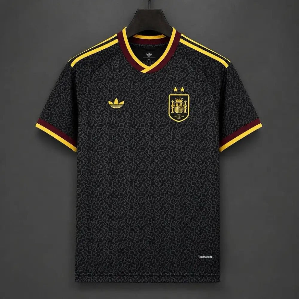 ESPAGNE COUPE DU MONDE 2026 EXTÉRIEUR CONCEPT 2 ÉTOILES NOIR