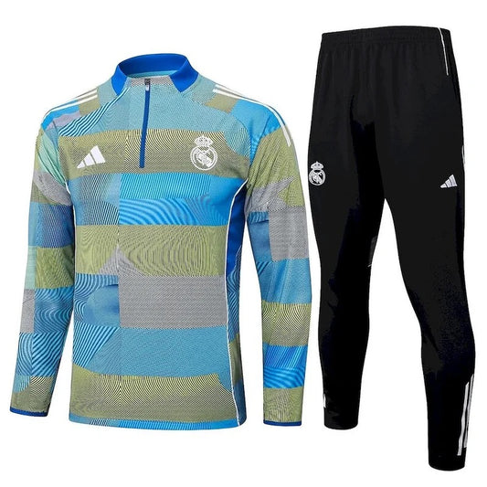 SURVET REAL MADRID RAYÉ BLEU & VERT 25/26 Prix de vente