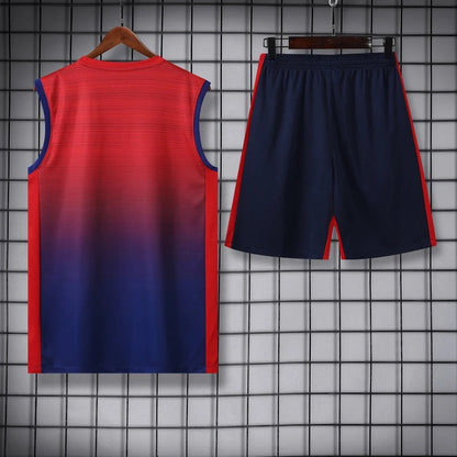 ENSEMBLE DÉBARDEUR PSG ROUGE & BLEU 24/25