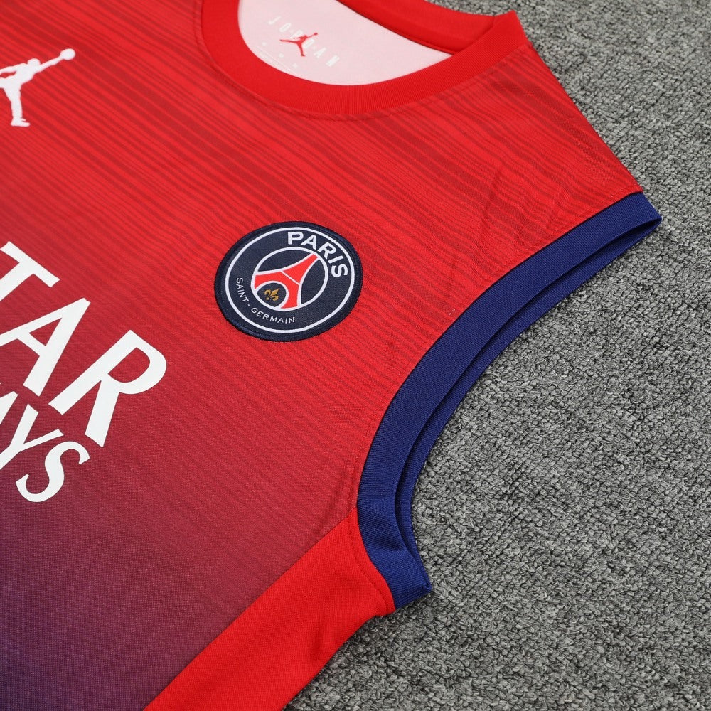 ENSEMBLE DÉBARDEUR PSG ROUGE & BLEU 24/25
