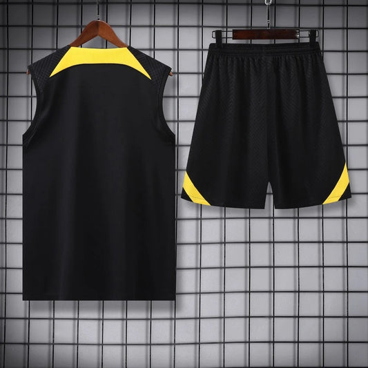 ENSEMBLE DÉBARDEUR PSG NOIR & JAUNE 23/24