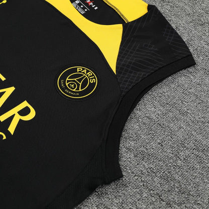 ENSEMBLE DÉBARDEUR PSG NOIR & JAUNE 23/24