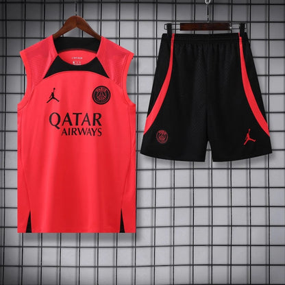 ENSEMBLE DÉBARDEUR PSG ROUGE 23/24