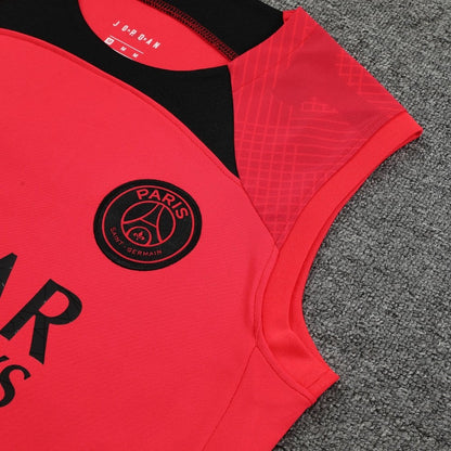 ENSEMBLE DÉBARDEUR PSG ROUGE 23/24