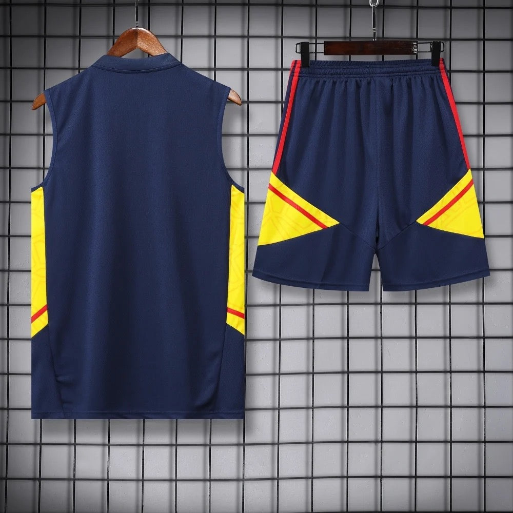 ENSEMBLE DÉBARDEUR ARSENAL BLEU & JAUNE 22/23