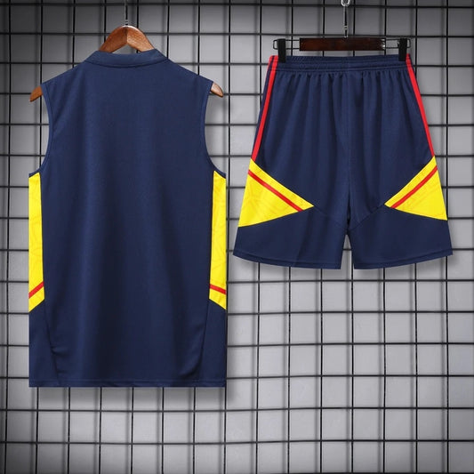 ENSEMBLE DÉBARDEUR ARSENAL BLEU & JAUNE 22/23