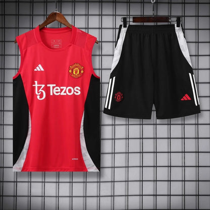 ENSEMBLE DÉBARDEUR MANCHESTER UNITED ROUGE 24/25