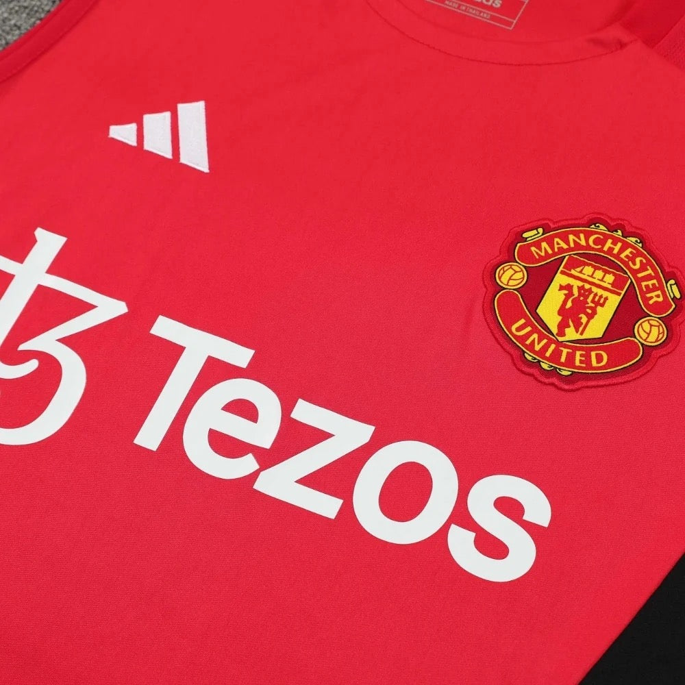 ENSEMBLE DÉBARDEUR MANCHESTER UNITED ROUGE 24/25