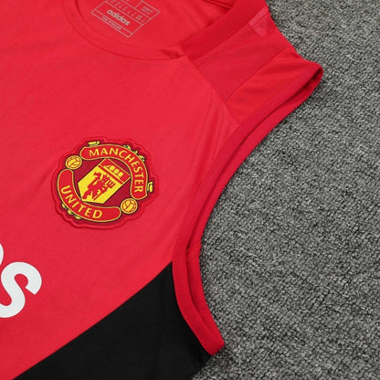 ENSEMBLE DÉBARDEUR MANCHESTER UNITED ROUGE 24/25