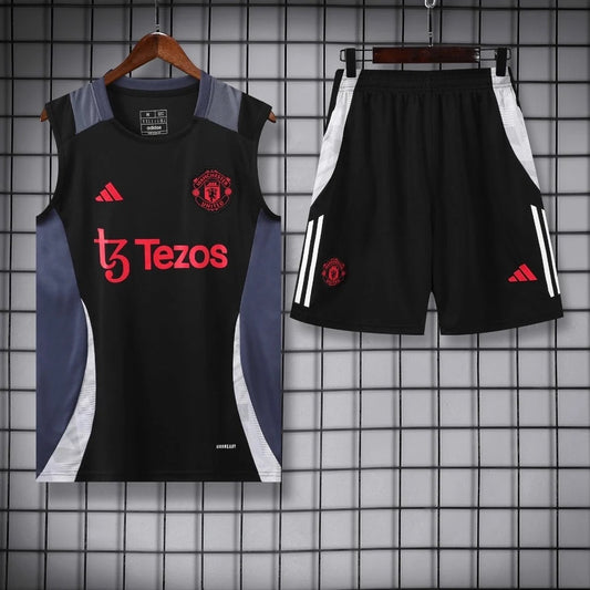 ENSEMBLE DÉBARDEUR MANCHESTER UNITED NOIR 24/25