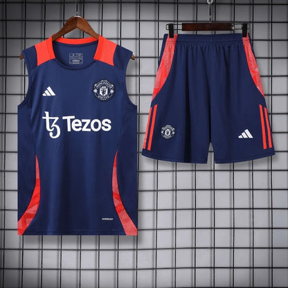 ENSEMBLE DÉBARDEUR MANCHESTER UNITED BLEU 24/25