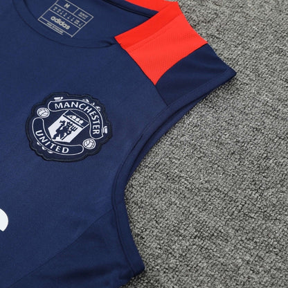 ENSEMBLE DÉBARDEUR MANCHESTER UNITED BLEU 24/25