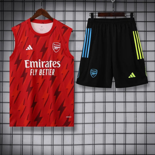 ENSEMBLE DÉBARDEUR ARSENAL ROUGE 23-24