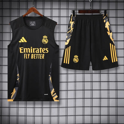 ENSEMBLE DÉBARDEUR REAL MADRID CONCEPT JAUNE 24/25
