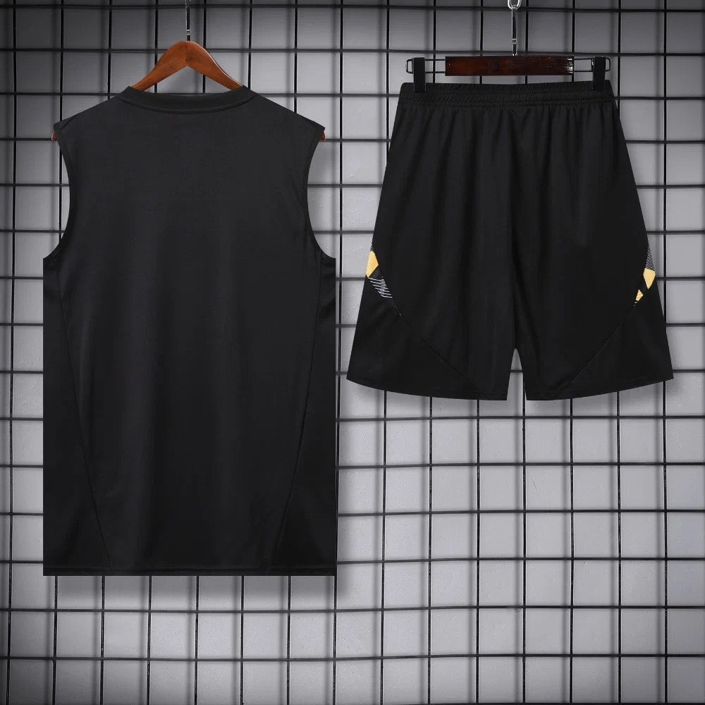ENSEMBLE DÉBARDEUR REAL MADRID CONCEPT JAUNE 24/25