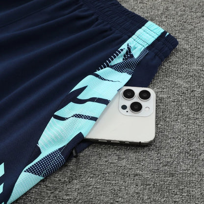 ENSEMBLE DÉBARDEUR REAL MADRID BLEU FUSHIA 24/25