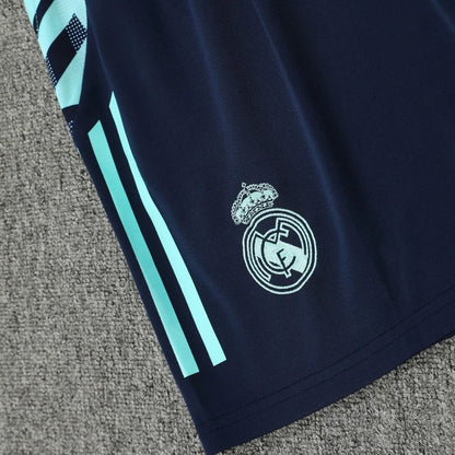 ENSEMBLE DÉBARDEUR REAL MADRID BLEU FUSHIA 24/25