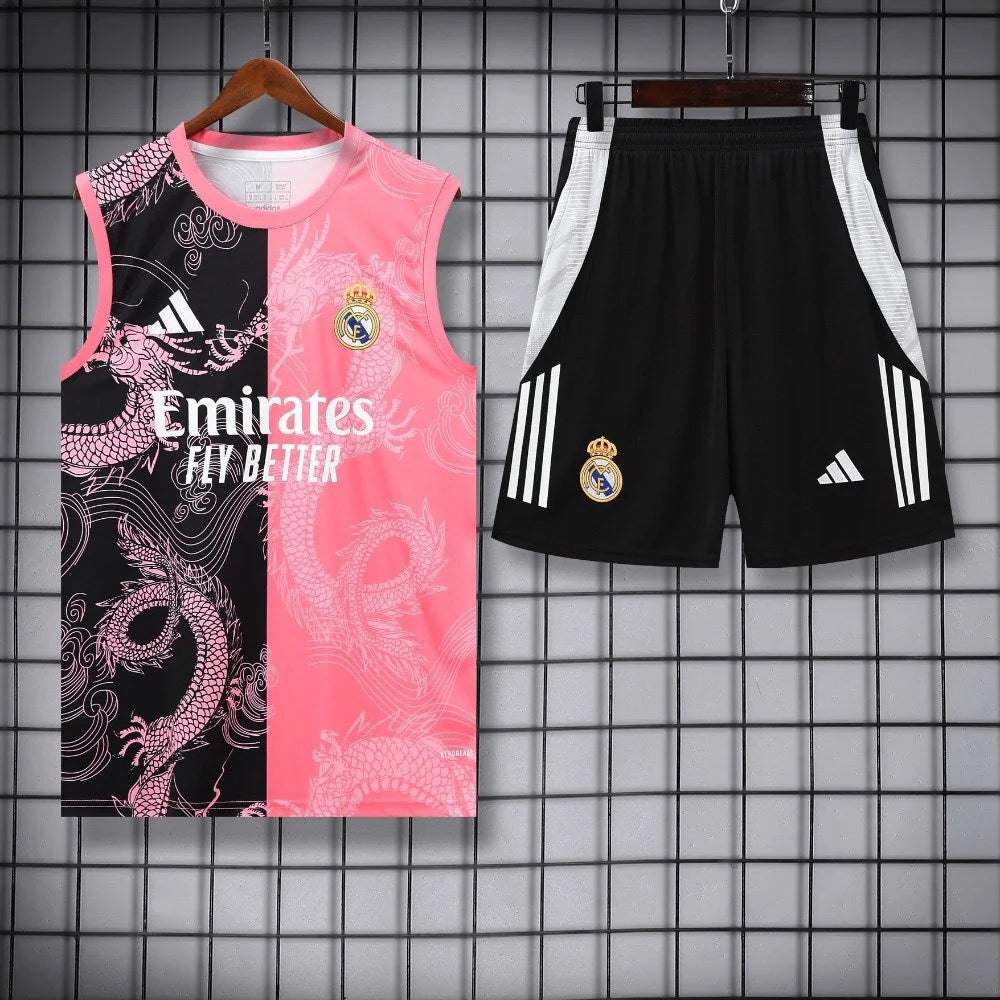 ENSEMBLE DÉBARDEUR REAL MADRID CONCEPT PINK & BLACK 25/26