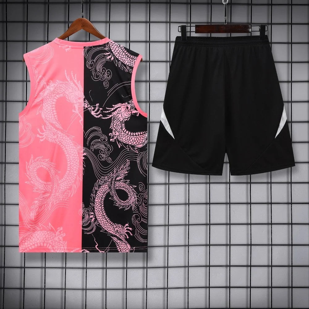 ENSEMBLE DÉBARDEUR REAL MADRID CONCEPT PINK & BLACK 25/26