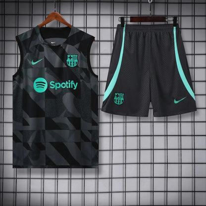 ENSEMBLE DÉBARDEUR FC BARCELONE CONCEPT NOIR 23/24