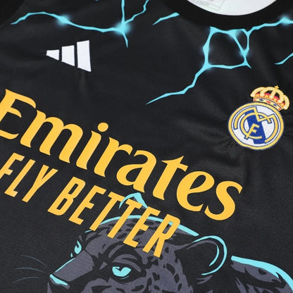 ENSEMBLE DÉBARDEUR REAL MADRID CONCEPT PANTHÈRE VERT 24/25