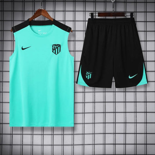 ENSEMBLE DÉBARDEUR ATLETICO MADRID BLEU CLAIR 24/25