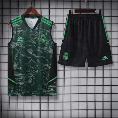 ENSEMBLE DÉBARDEUR REAL MADRID VERT 23/24