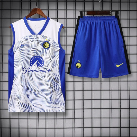 ENSEMBLE DÉBARDEUR INTER MILAN BLANC 24/25