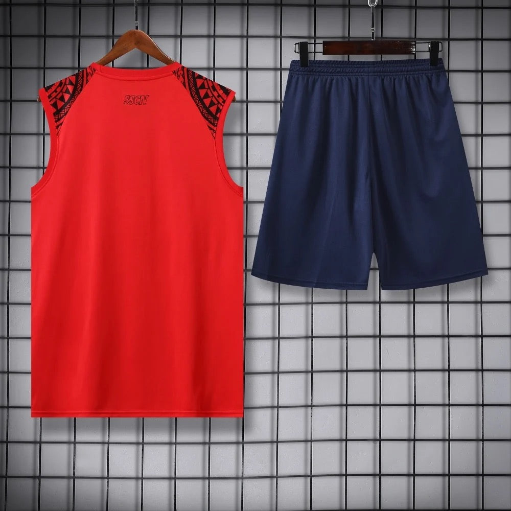 ENSEMBLE DÉBARDEUR NAPLES ROUGE 24/25