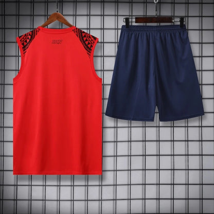 ENSEMBLE DÉBARDEUR NAPLES ROUGE 24/25