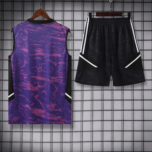 ENSEMBLE DÉBARDEUR JUVENTUS TURIN MAUVE 23/24